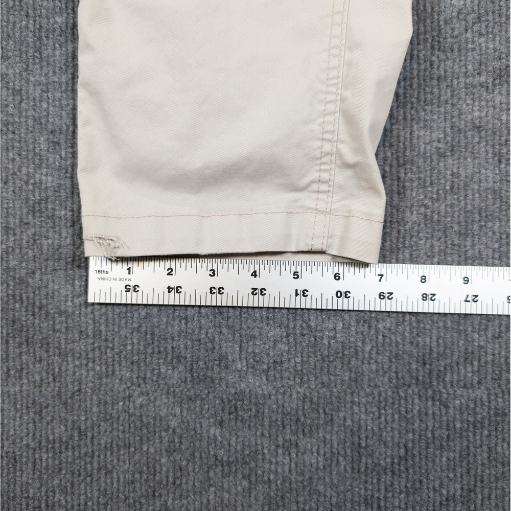 American Eagle Slim Lived-In Cargo Pants Mens 32x30 Tan Khaki Utility Trousers - Picture 9 of 15
